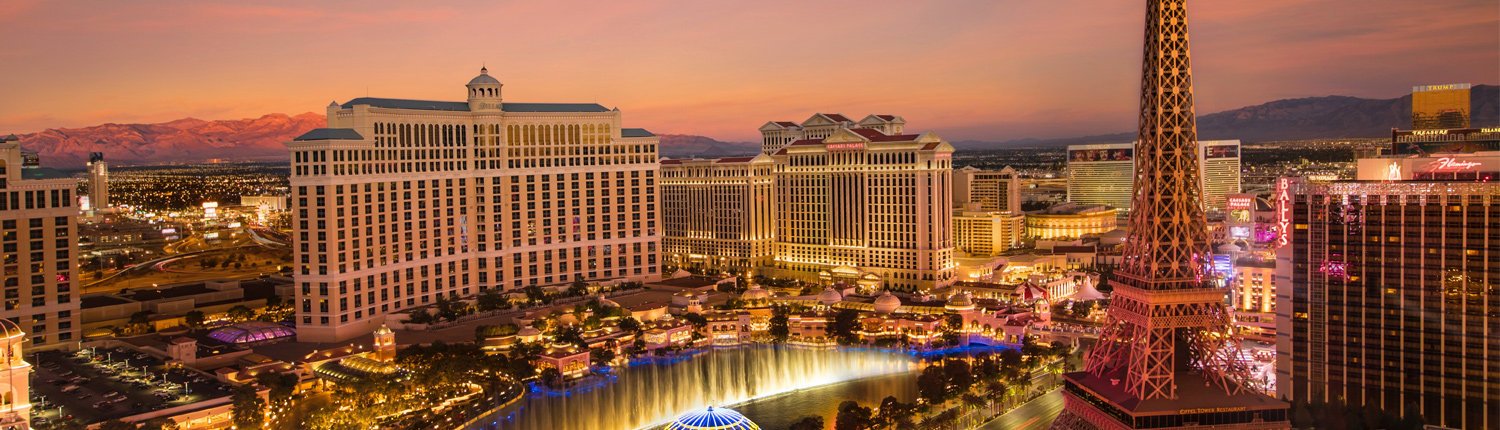 Photo of Las Vegas Strip at dusk